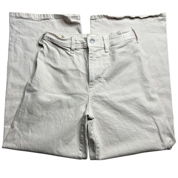 Universal Thread Sailor Wide Leg Cream Pants Size 4 - Picture 4 of 6